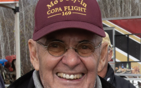 Maurice Mo Prud’homme at Mo’s fly-in 2023. Photo credit: Jean-Pierre Bonin.